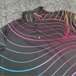 Sugar Caddy Men’s Short Sleeve Black  Golf Polo Shirt Sz. XL